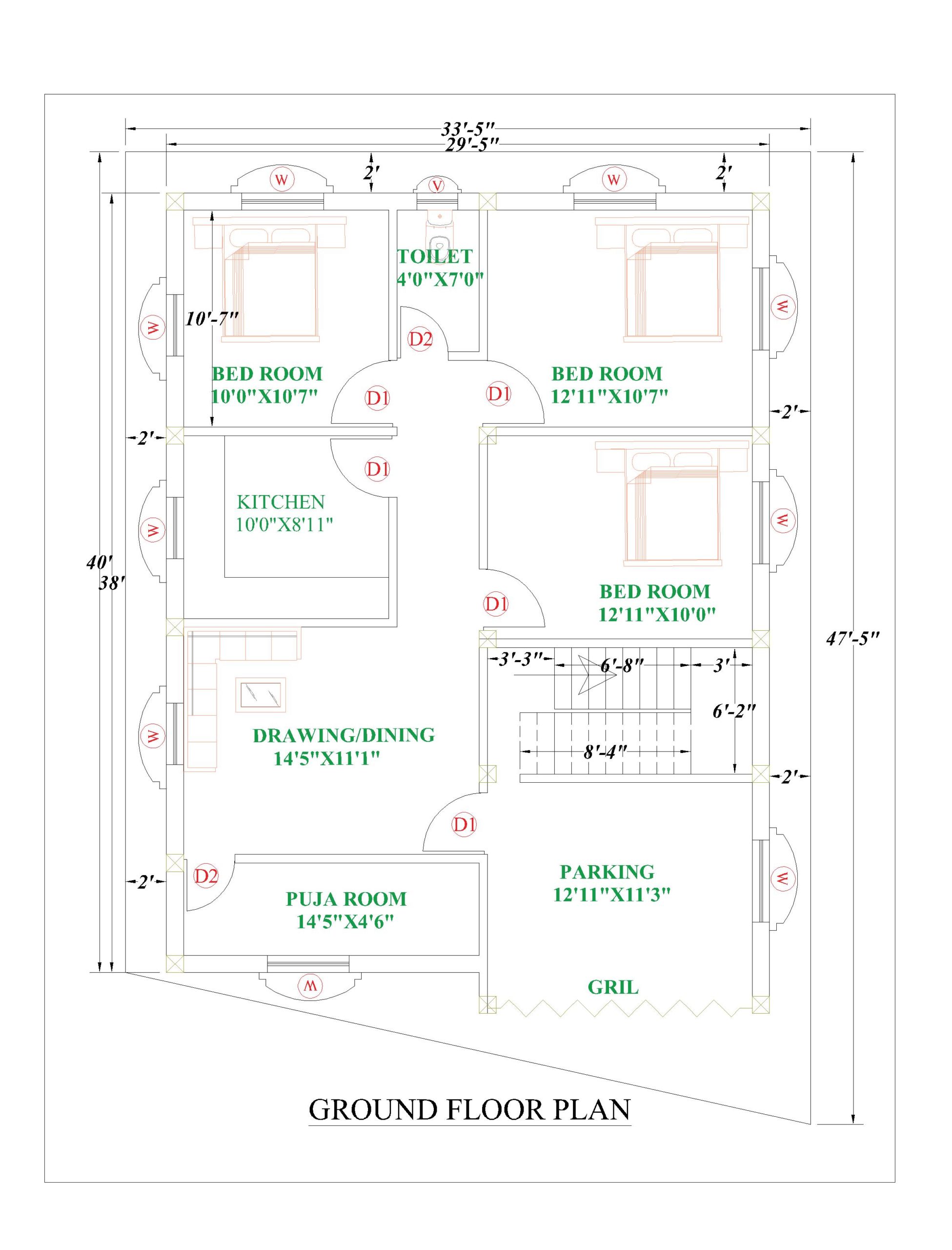 2D Floor Plans - DK Home DesignX