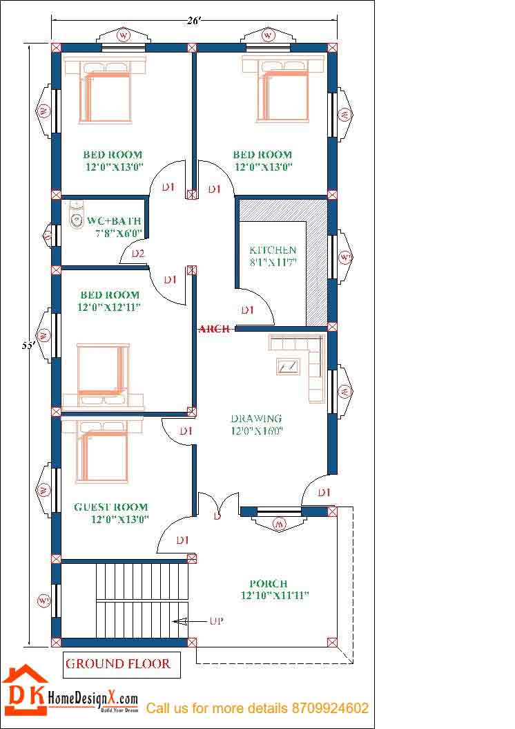 2D Floor Plans - DK Home DesignX