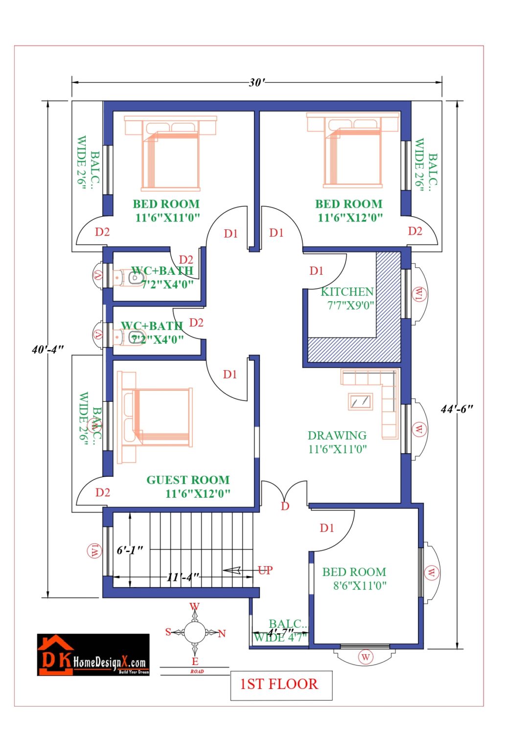 25x45-affordable-house-design-dk-home-designx