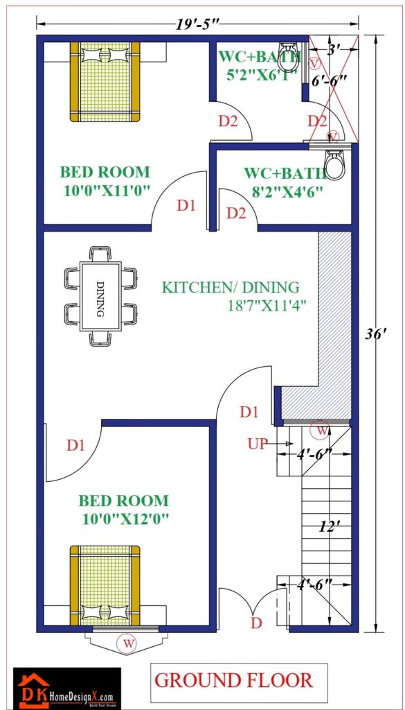 20x36 Floor Plans