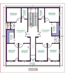 45X45 Affordable House Design - DK Home DesignX