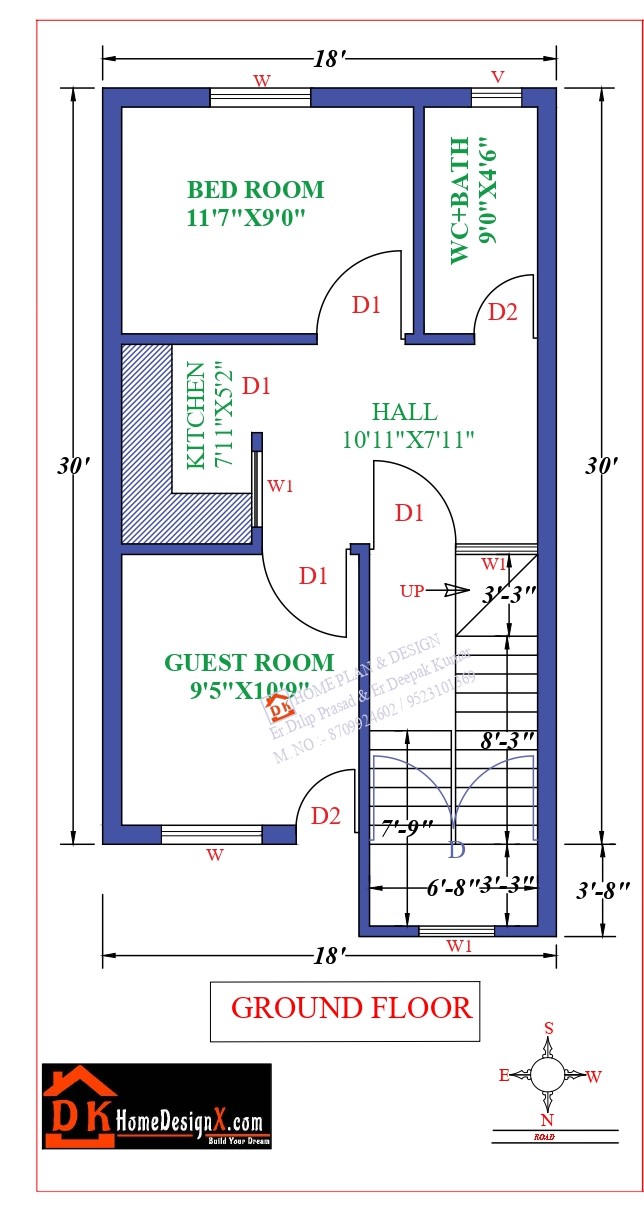 18X30 Affordable House Design DK Home DesignX