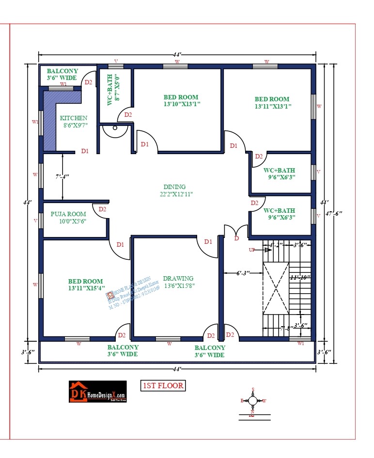 15 48 House Plan Pdf