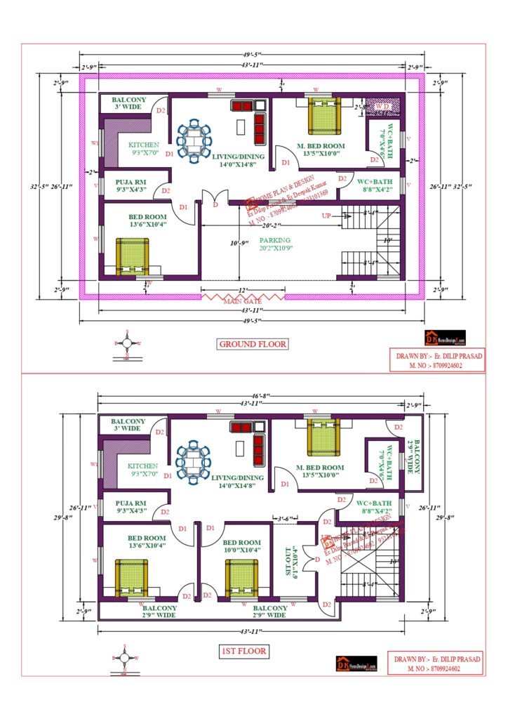 44x30 Affordable House Design Dk Home Designx