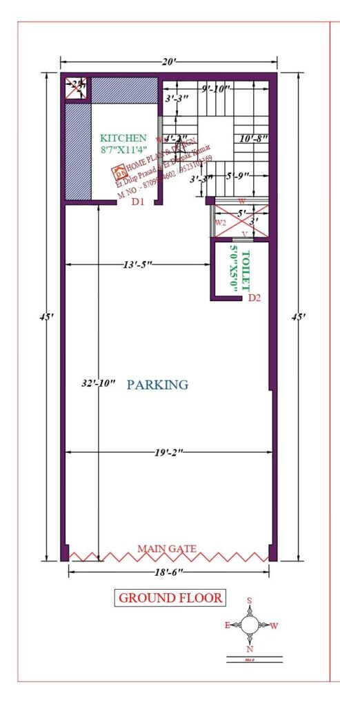 20X48 Modern House Design - DK Home DesignX