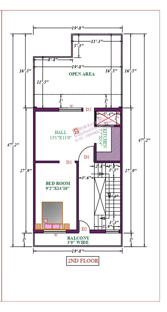 20X50 Affordable House Design - DK Home DesignX